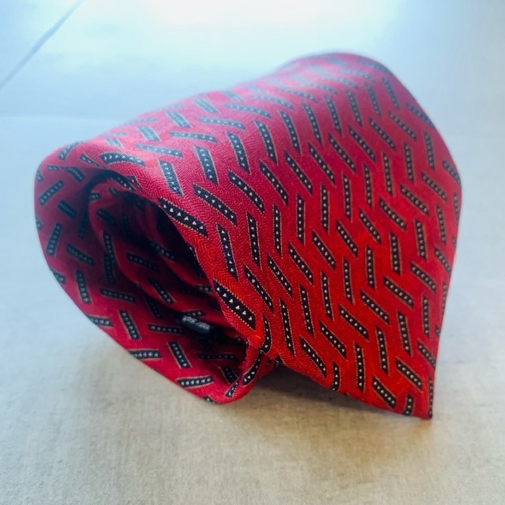 Stefano Ricci Hand Printed Silk Luxury Tie - Picture 3 of 5